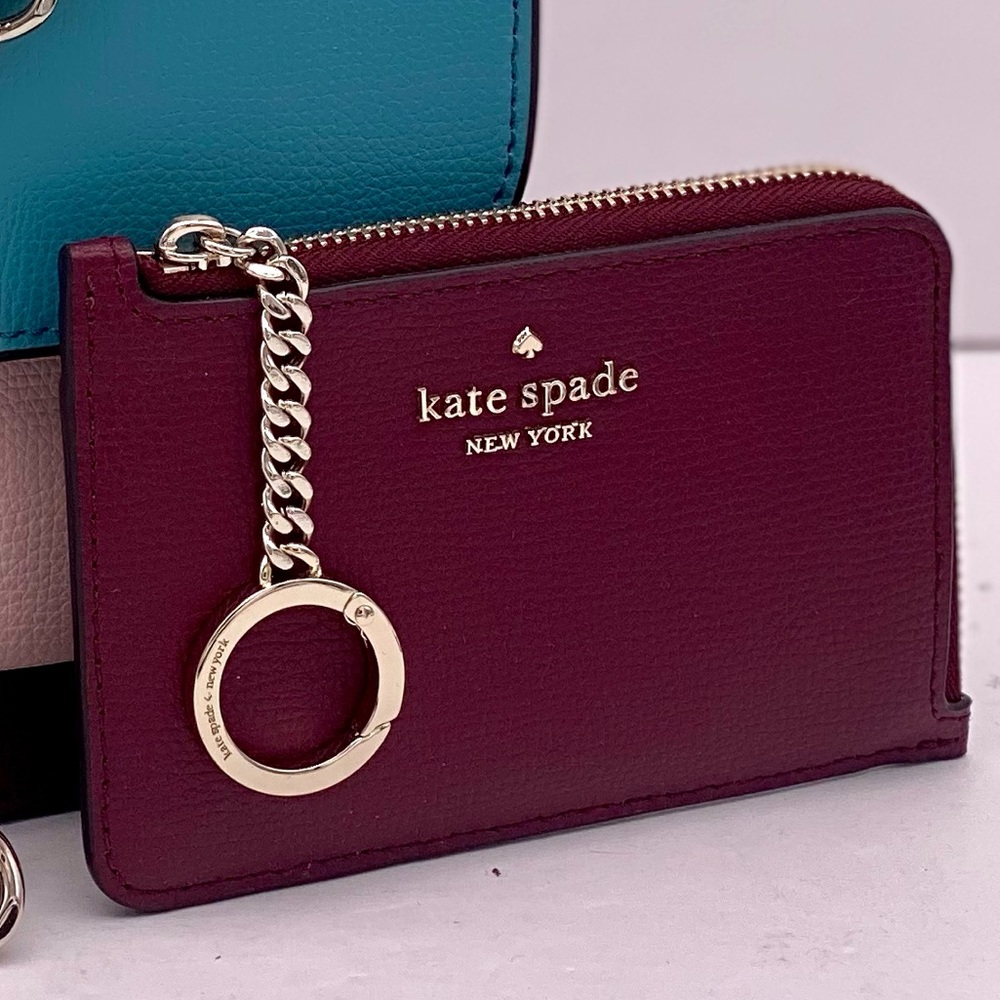 Kate Spade Darcy Leather Zip Cardholder Small Wallet